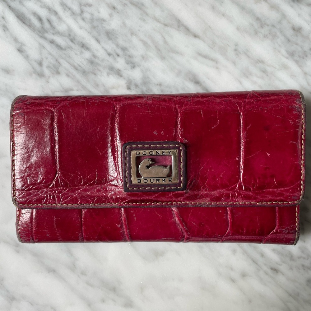 Large All-Leather Dooney & Bourke Wallet